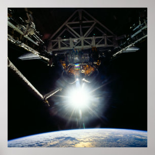 Affiche View of Earth from Space Shuttle Endeavour