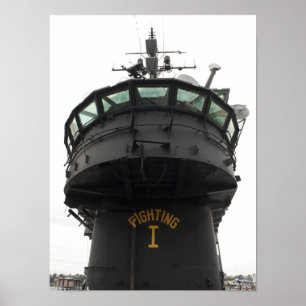 Affiche View of the front section of the superstructure