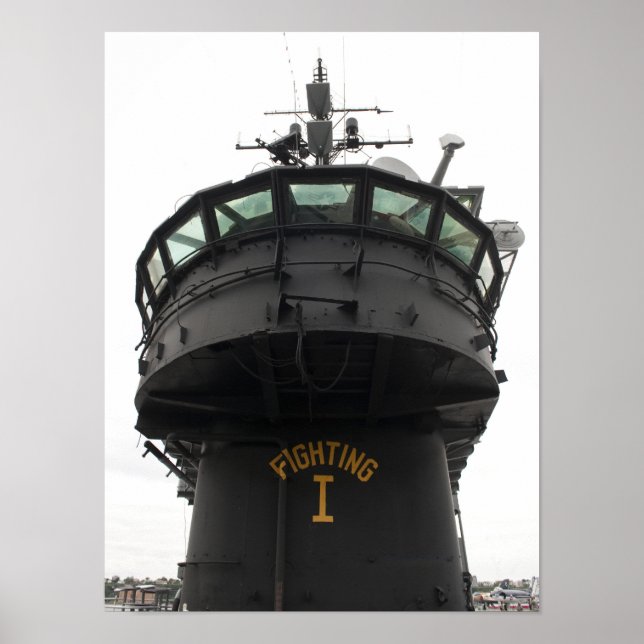 Affiche View of the front section of the superstructure (Devant)