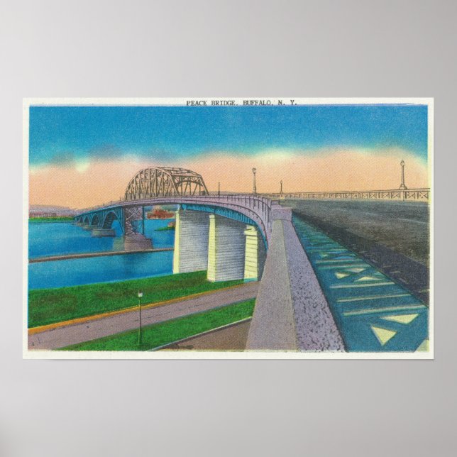 Affiche View of the Peace Bridge (Devant)
