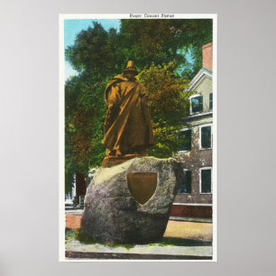 Affiche View of the Roger Conant Statue