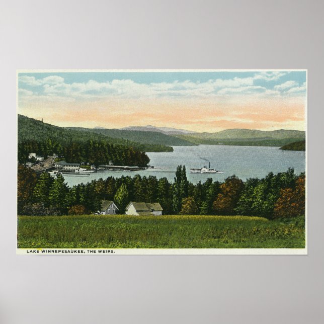 Affiche View of the Weirs (Devant)
