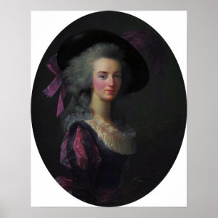 Affiche Vigée Le Brun - Charlotte Marie Felicite