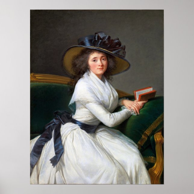 Affiche Vigée Le Brun - Comtesse De La Châtre (Devant)