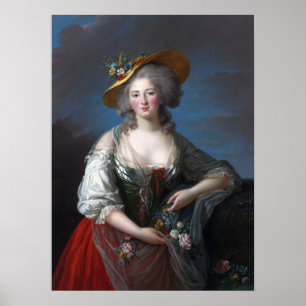 Affiche Vigée Le Brun - Elisabeth De France Versailles