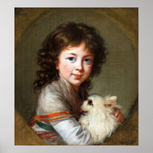 Affiche Vigée Le Brun - Elisabeth Isabella Mniszech