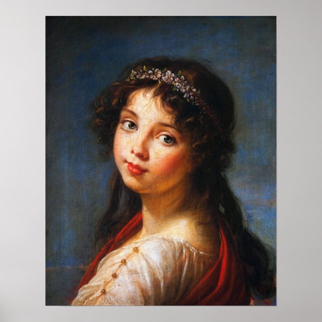 Affiche Vigée Le Brun - Julie (Devant)