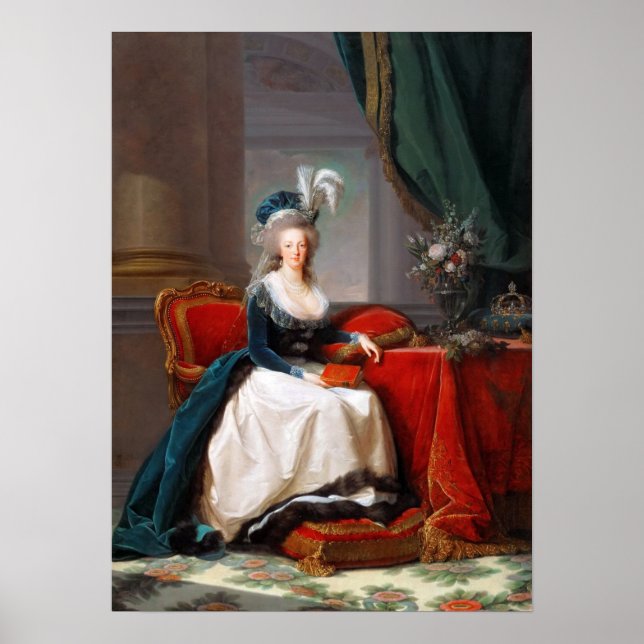 Affiche Vigée Le Brun - Marie Antoinette (Devant)