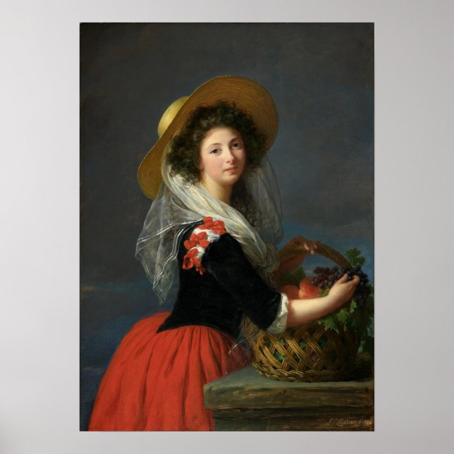 Affiche Vigée Le Brun - Marie Gabrielle De Gramont (Devant)