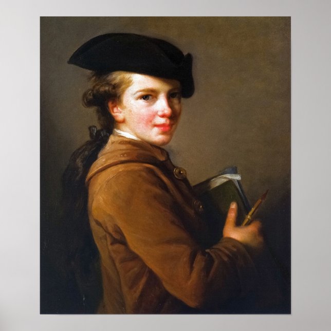 Affiche Vigée Le Brun - Portrait Du Frère De L'Artiste (Devant)
