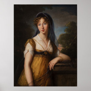 Affiche Vigée Le Brun - Portrait D'Une Femme 1803
