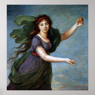 Affiche Vigée Le Brun - Portrait D'Une Jeune Femme