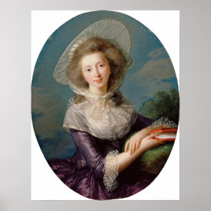 Affiche Vigée Le Brun - Vicomtesse De Vaudreuil