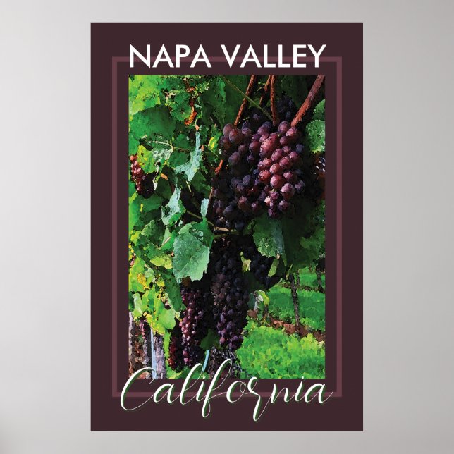 Affiche Vignoble personnalisé (Devant)