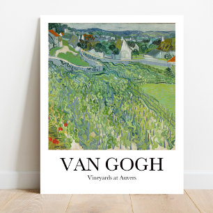 Affiche Vignobles d'Auvers par Vincent Van Gogh