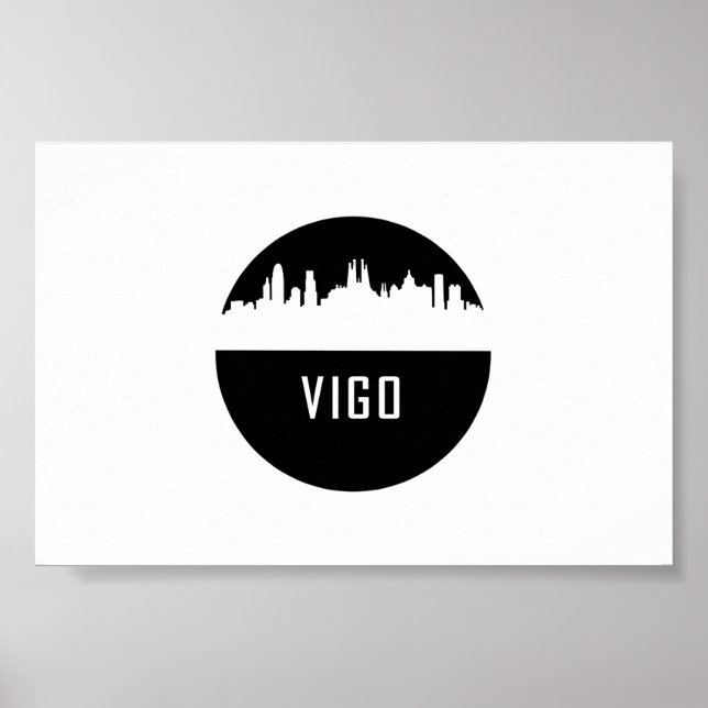 Affiche Vigo | cities of Spain (Devant)