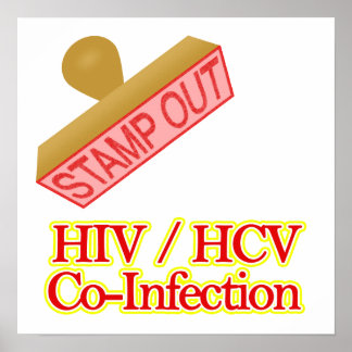 Affiche VIH - co-infection par le VHC