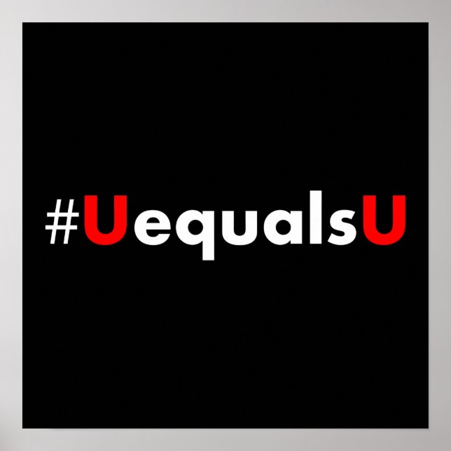 Affiche VIH non détectable égale non transmettable - Minim (Devant)