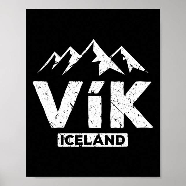 Affiche Vik Islande Islandais Pride Plages de sable noir G (Devant)