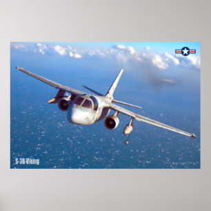 AFFICHE VIKING S-3B