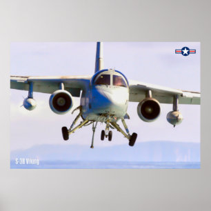 AFFICHE VIKING S-3B