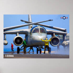AFFICHE VIKING S-3B