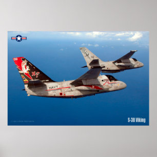 AFFICHE VIKING S-3B