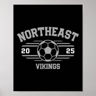 Affiche Vikings du Nord-Est Football Byll 2025