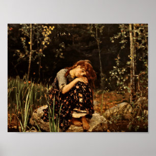 Affiche Viktor Vasnetsov - Alyonushka