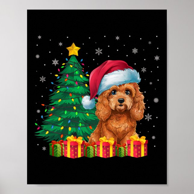 Affiche Vilain Apoo Santa Hat lumières de Noël Amoureux de (Devant)