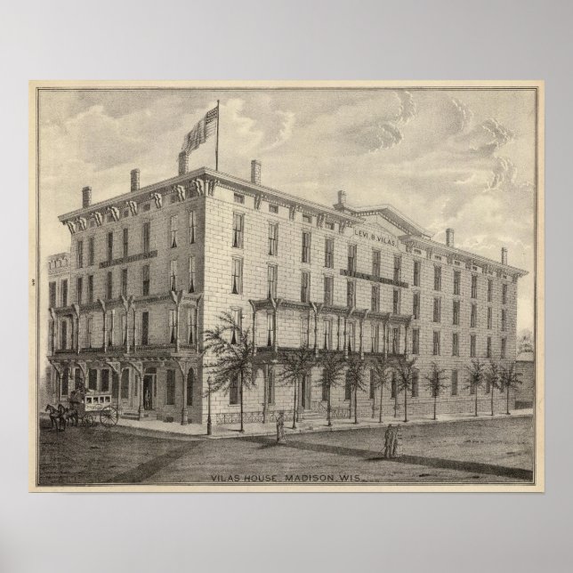 Affiche Vilas House, Madison, Wis (Devant)