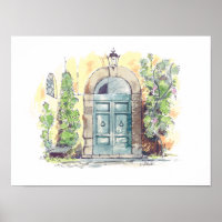 Affiche Villa Door Florence