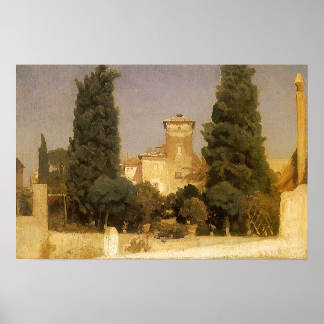 Affiche Villa Malte, Rome par Lord Frederic Leighton (Devant)