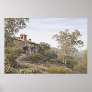 Affiche Villa Mist cinématique, Tolède Espagne