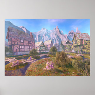 Affiche Village Astral