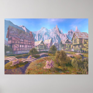 Affiche Village Astral