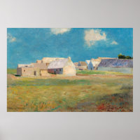 Village Breton - Odilon Redon Art