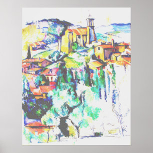 Affiche Village de Cezanne à Gardanne
