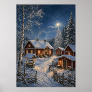 Affiche Village de Noël II - Ferme d'hiver