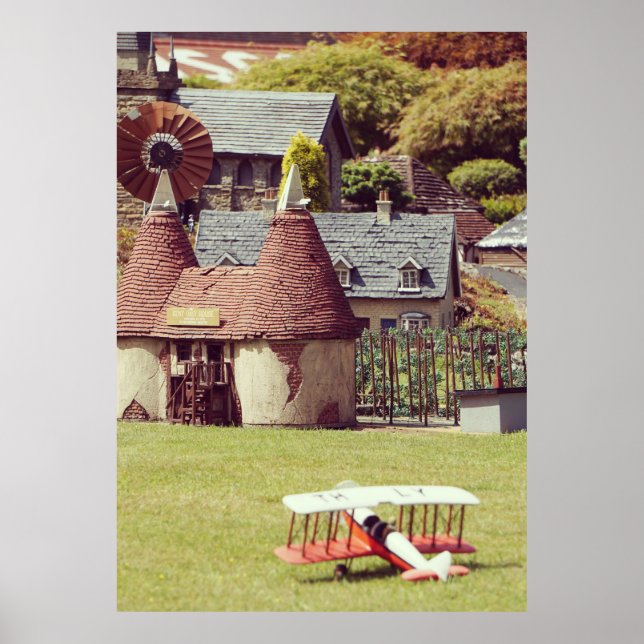 Affiche Village modèle français ancien (Devant)