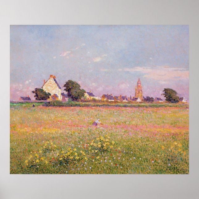 Affiche Village près de Rouen (Devant)