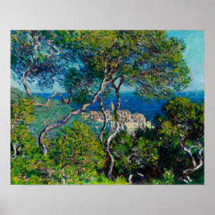 Affiche Villas à Bordighera par Claude Monet