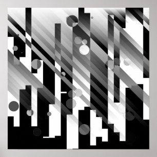 Affiche Ville Abstraite