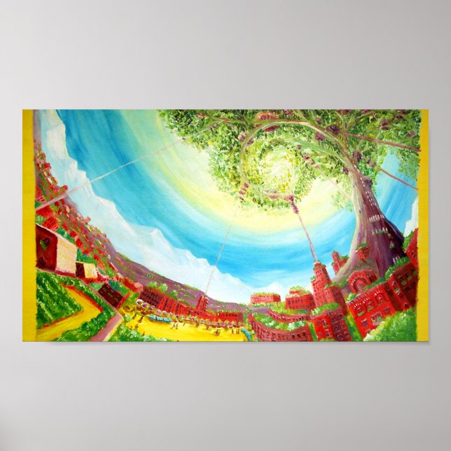 Affiche Ville arborée (Devant)