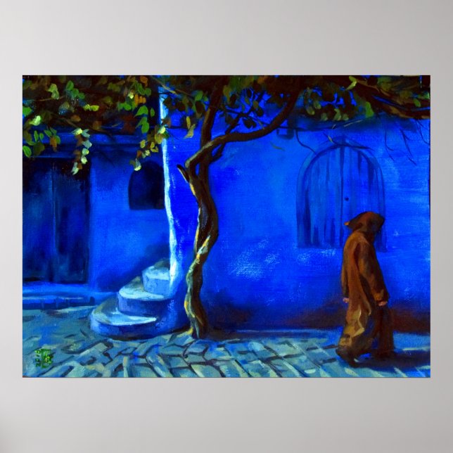 Affiche Ville bleue (Devant)