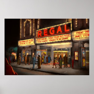 Affiche Ville - Chicago IL - La vie nocturne au Regal Thea