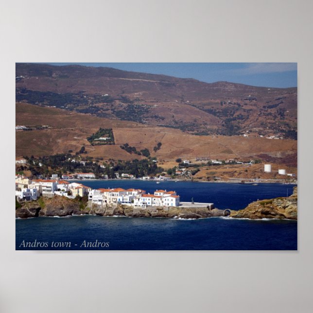 Affiche Ville d'Andros - Andros (Devant)