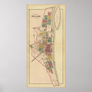 Affiche Ville de Bellaire, Ohio