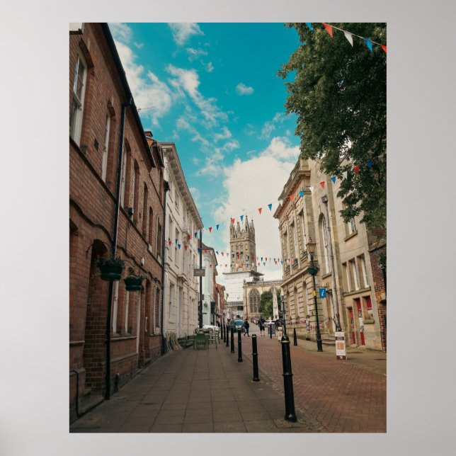Affiche Ville de campagne anglaise (Devant)