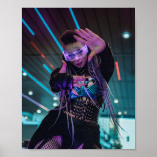 Affiche Ville de Cyberpunk